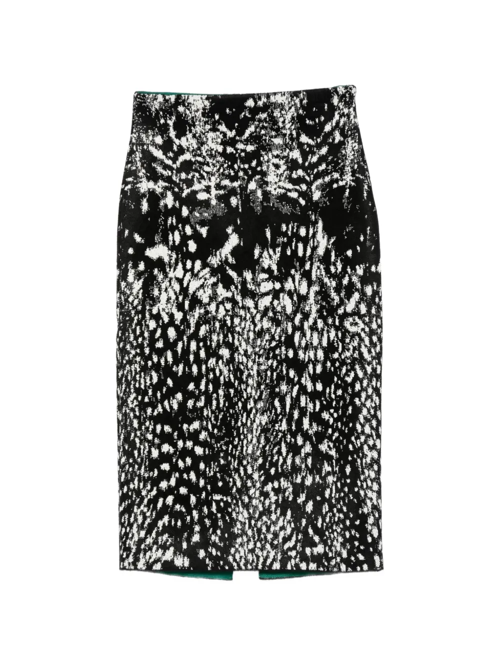 TOM FORD Lynx jacquard midi pencil skirt - Noir TOM FORD Lynx jacquard midi pencil skirt - Noir