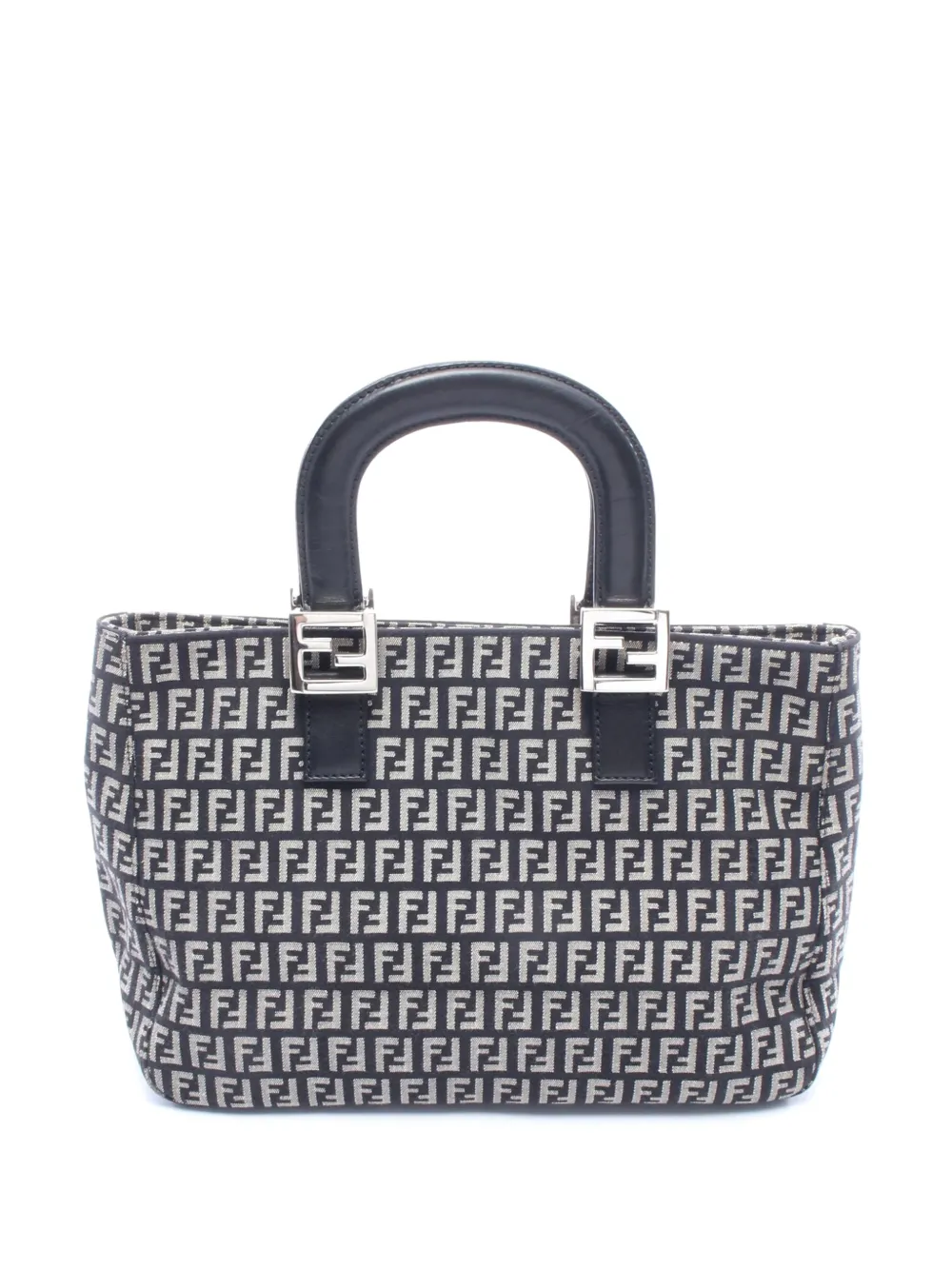 Fendi Pre-Owned 2000-2010 Zucca Canvas tote bag - Black