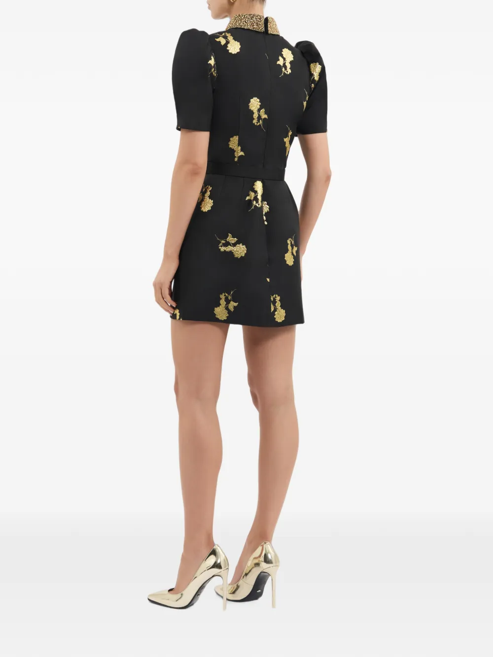 Rebecca Vallance Mariya mini-jurk Zwart