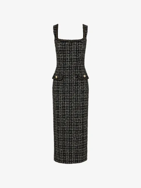 Rebecca Vallance vestido midi de merengue