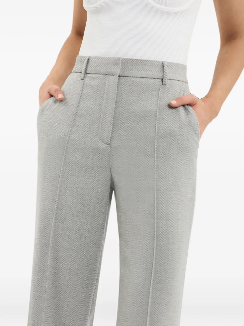 Rebecca Vallance Dauphine broek Grijs