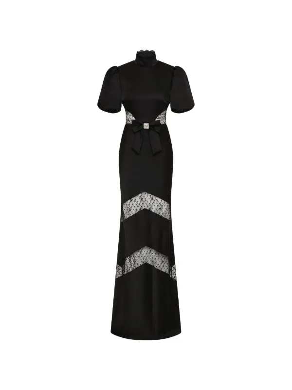 rebecca vallance black dress Noire Short Sleeve Gown | Black Prom Dresses 2027 Timeless and refined Midi dresses DRESS OPTIONS:With Flutter Sleeves (As pictured) CATEGORY_Occasionwear