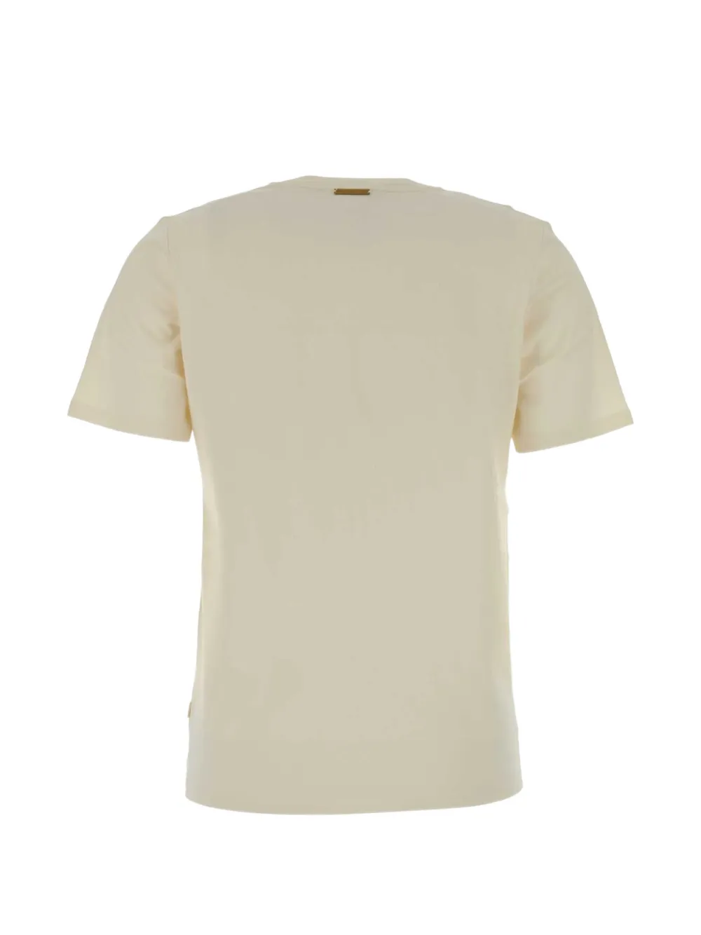 Michael Kors T-shirt met logo-reliëf Beige