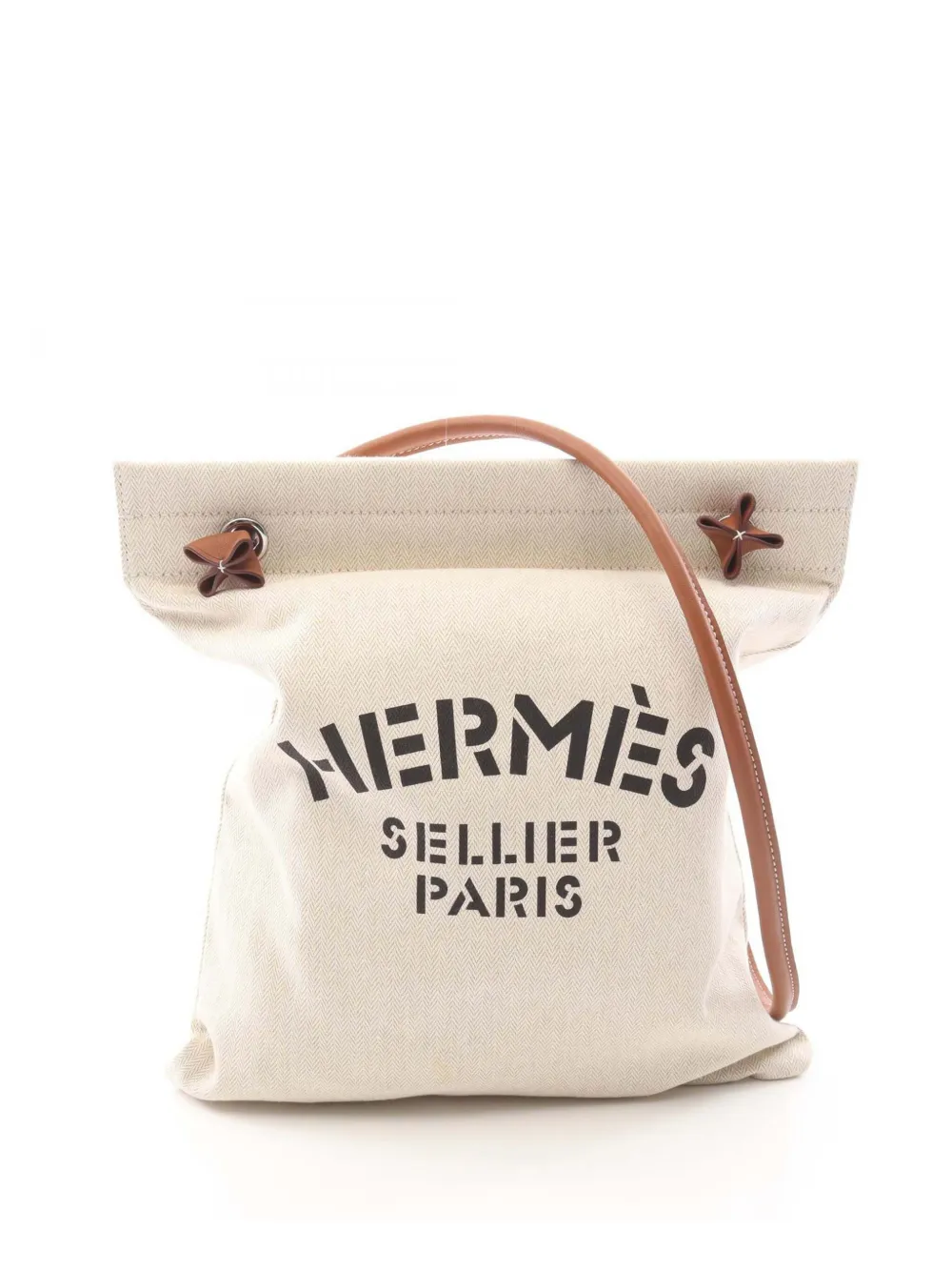 Hermès Pre-Owned 2025 Toile Aline Grooming Bag MM tote bag - Neutrals
