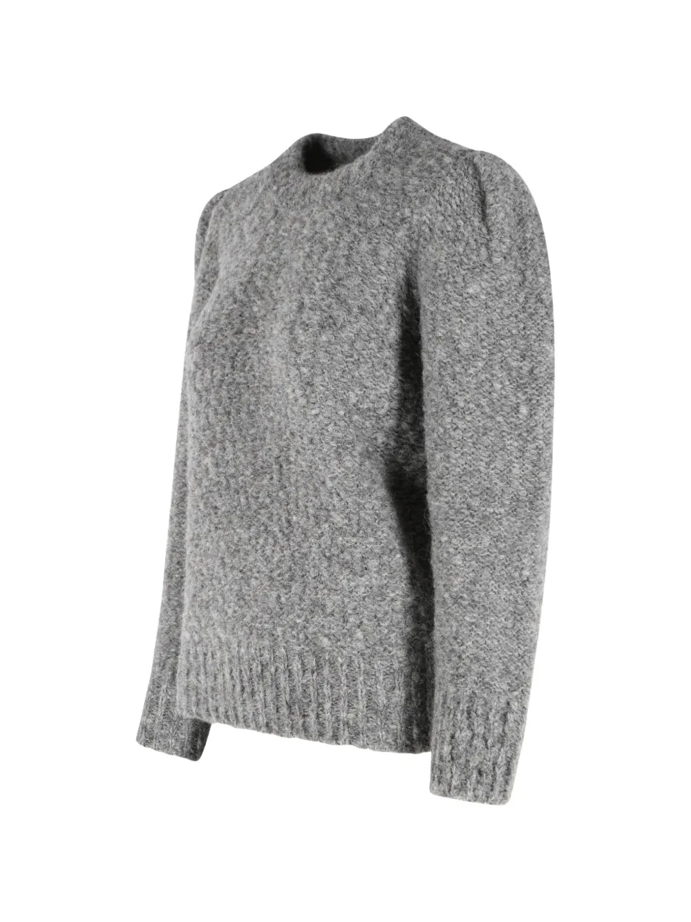 ISABEL MARANT Emma puff-sleeve sweater - Grigio