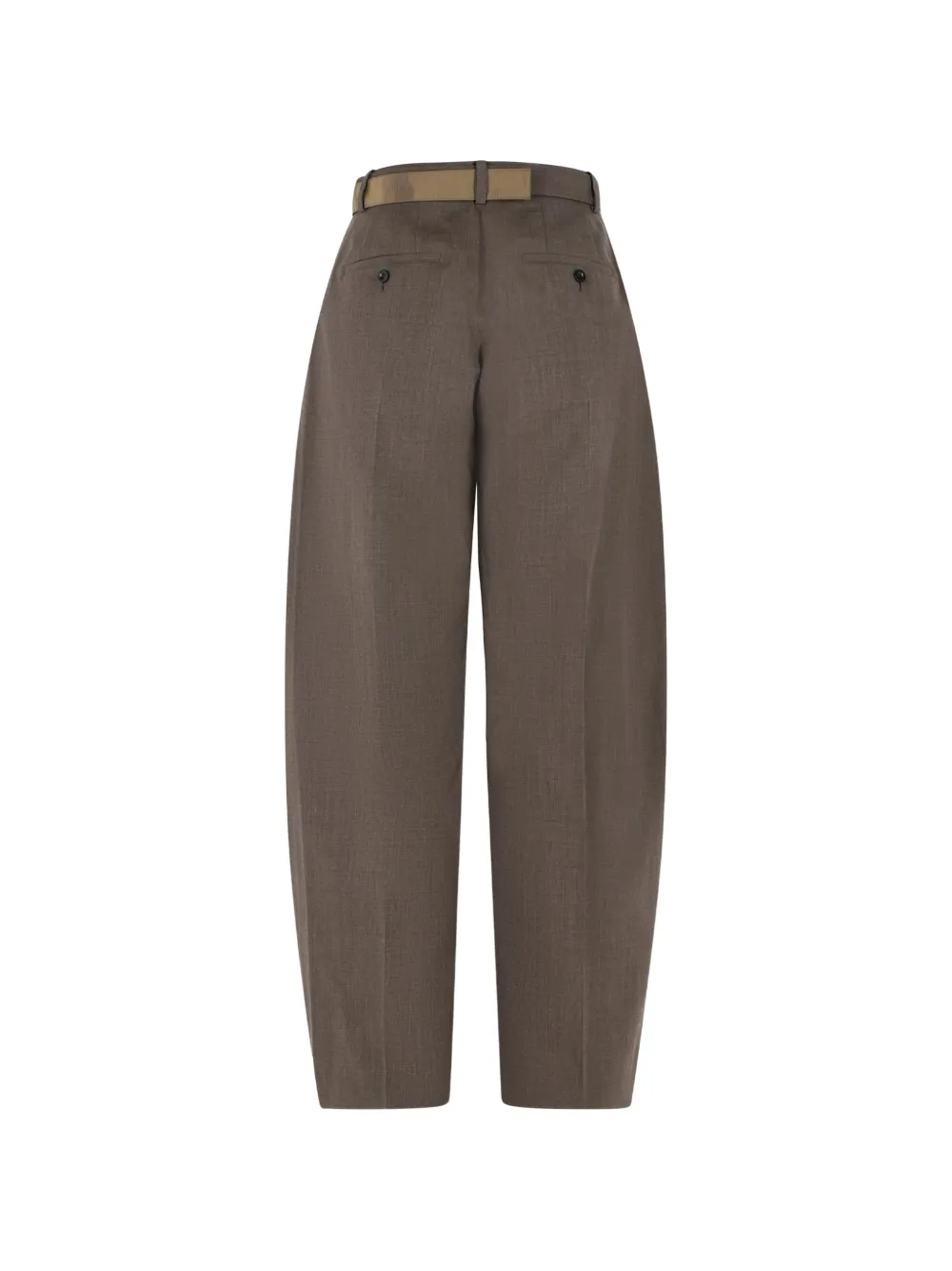 sacai Plooibroek met ceintuur Bruin