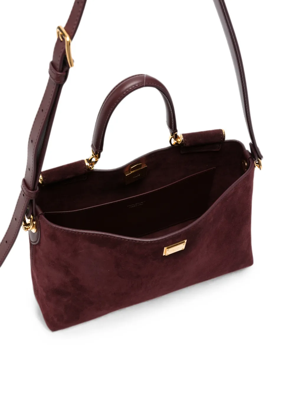 Dolce & Gabbana Vittoria shopper met logoplakkaat Rood
