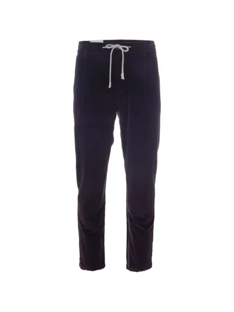 Eleventy pleated corduroy trousers
