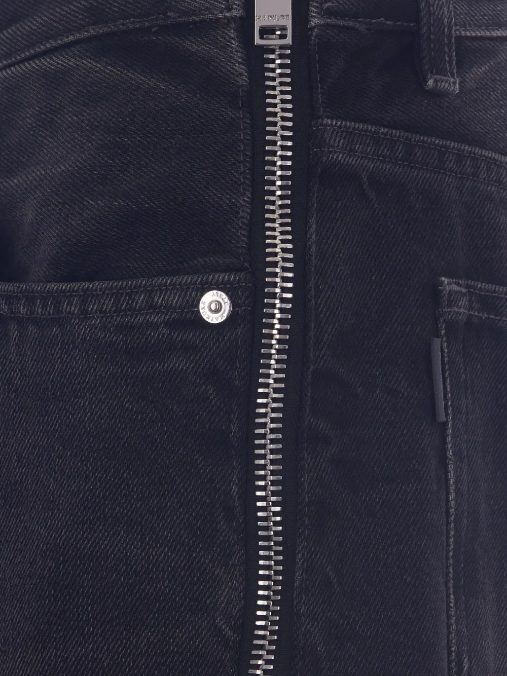 Haikure Bonnie Zip jeans Zwart