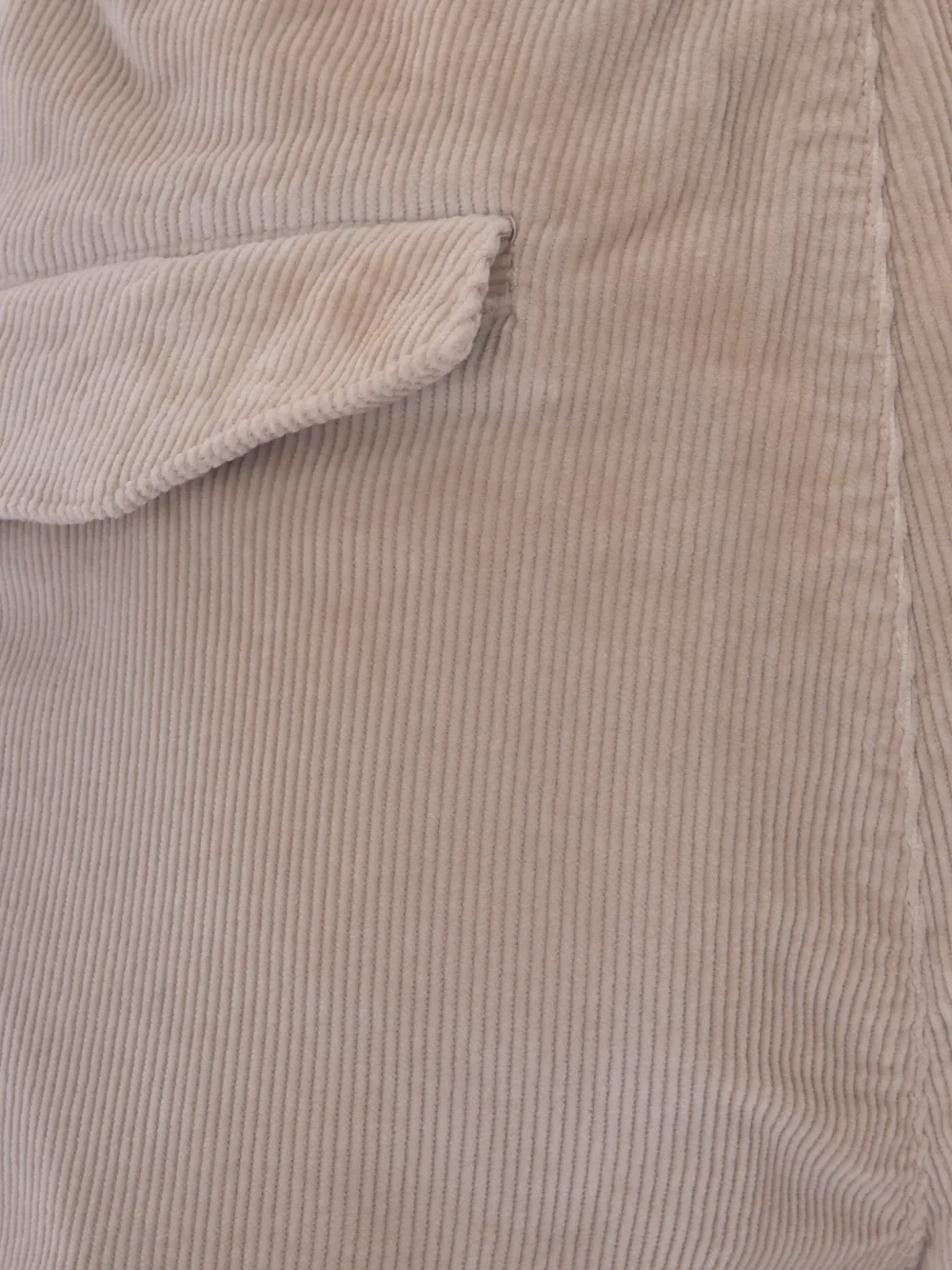Eleventy Ribfluwelen broek Beige
