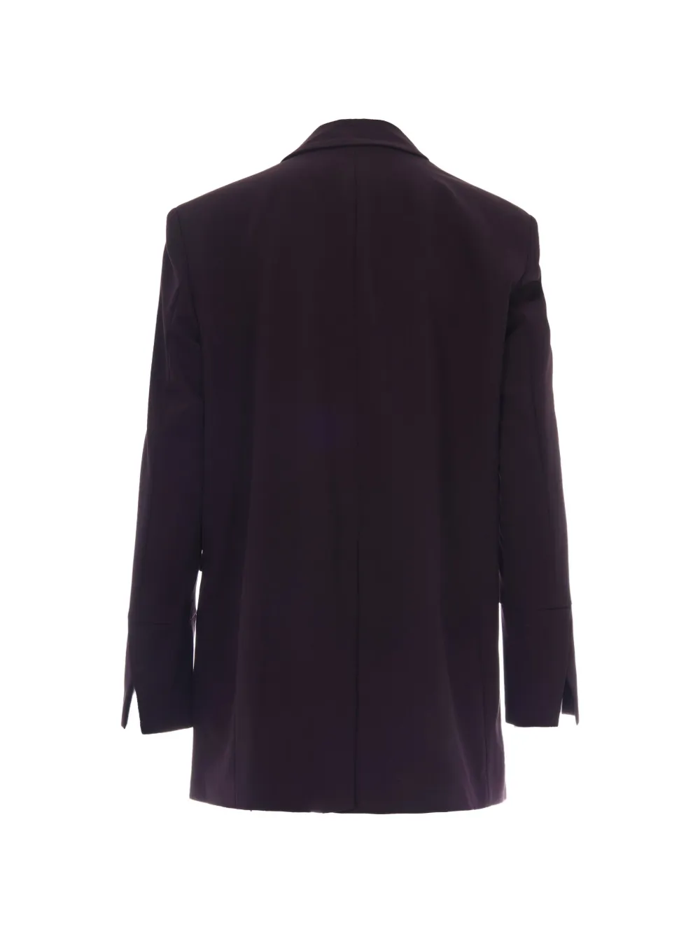 PINKO Blazer met enkele rij knopen en gekerfde revers Paars