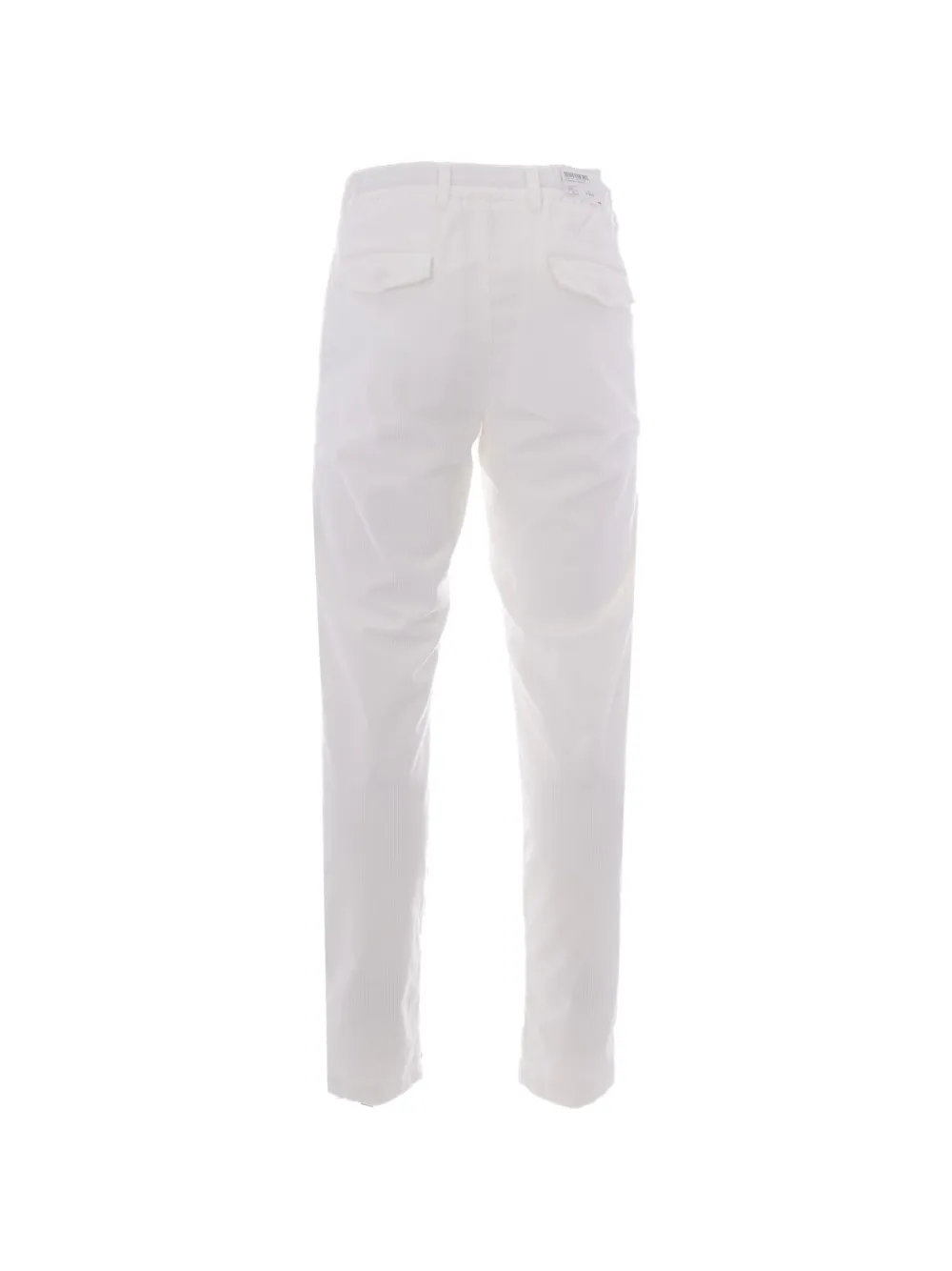 Eleventy Ribfluwelen broek Wit