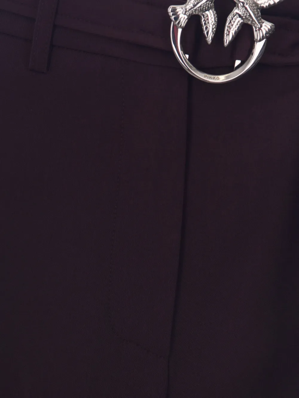 PINKO Love Birds broek met gespriem Paars