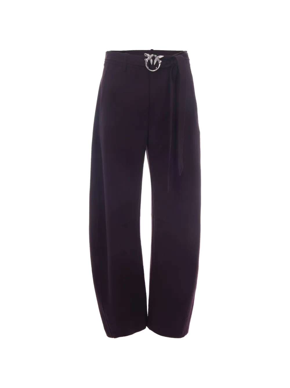PINKO Love Birds buckled-belt trousers - Violett