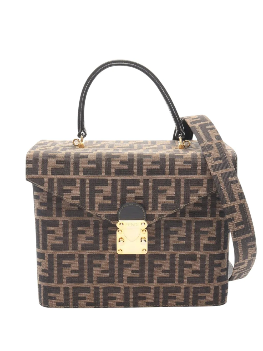 Fendi Pre-Owned 20th Century Zucca Canvas satchel - Brown