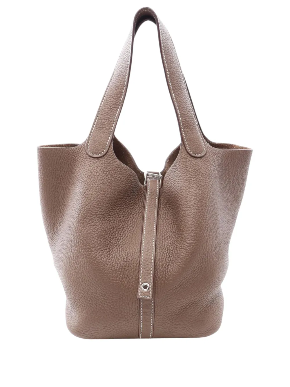 Hermès Pre-Owned 2020 Clemence Picotin Lock 22 handbag - Braun
