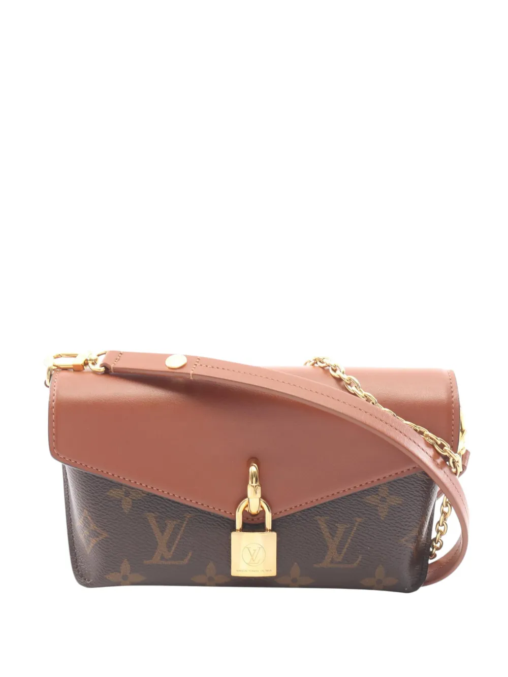 Louis Vuitton Pre-Owned 2021-2026 Monogram Padlock on Strap satchel - Brown
