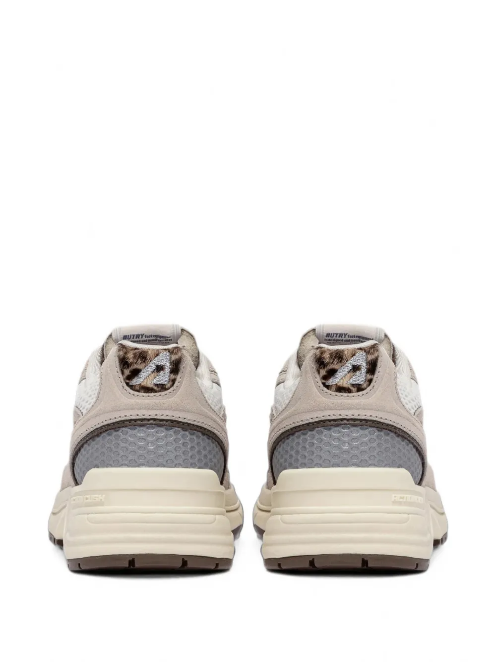 Autry Hyperway leopard-print sneakers Beige