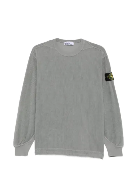 Stone Island sudadera con parche del logo