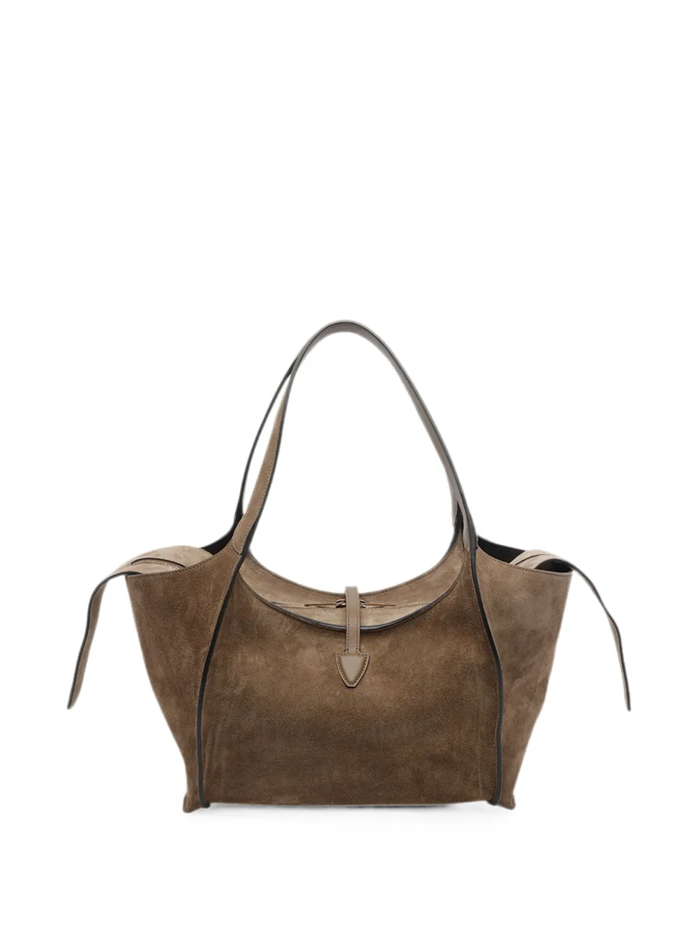 Tod's T Timeless suède shopper Bruin
