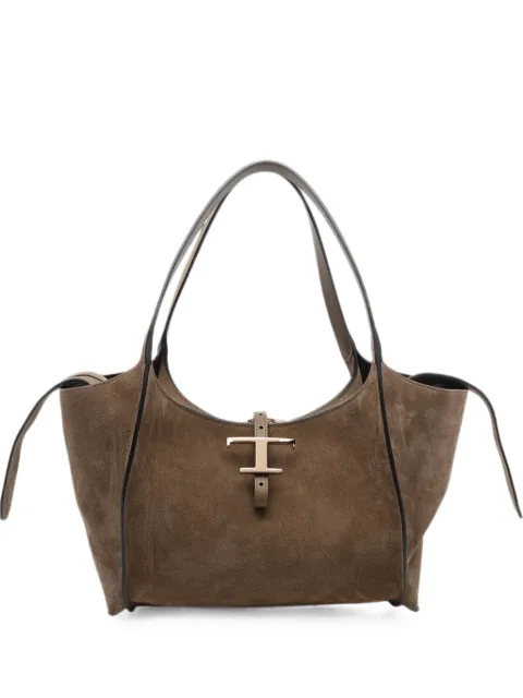 Tod's T Timeless suede tote bag