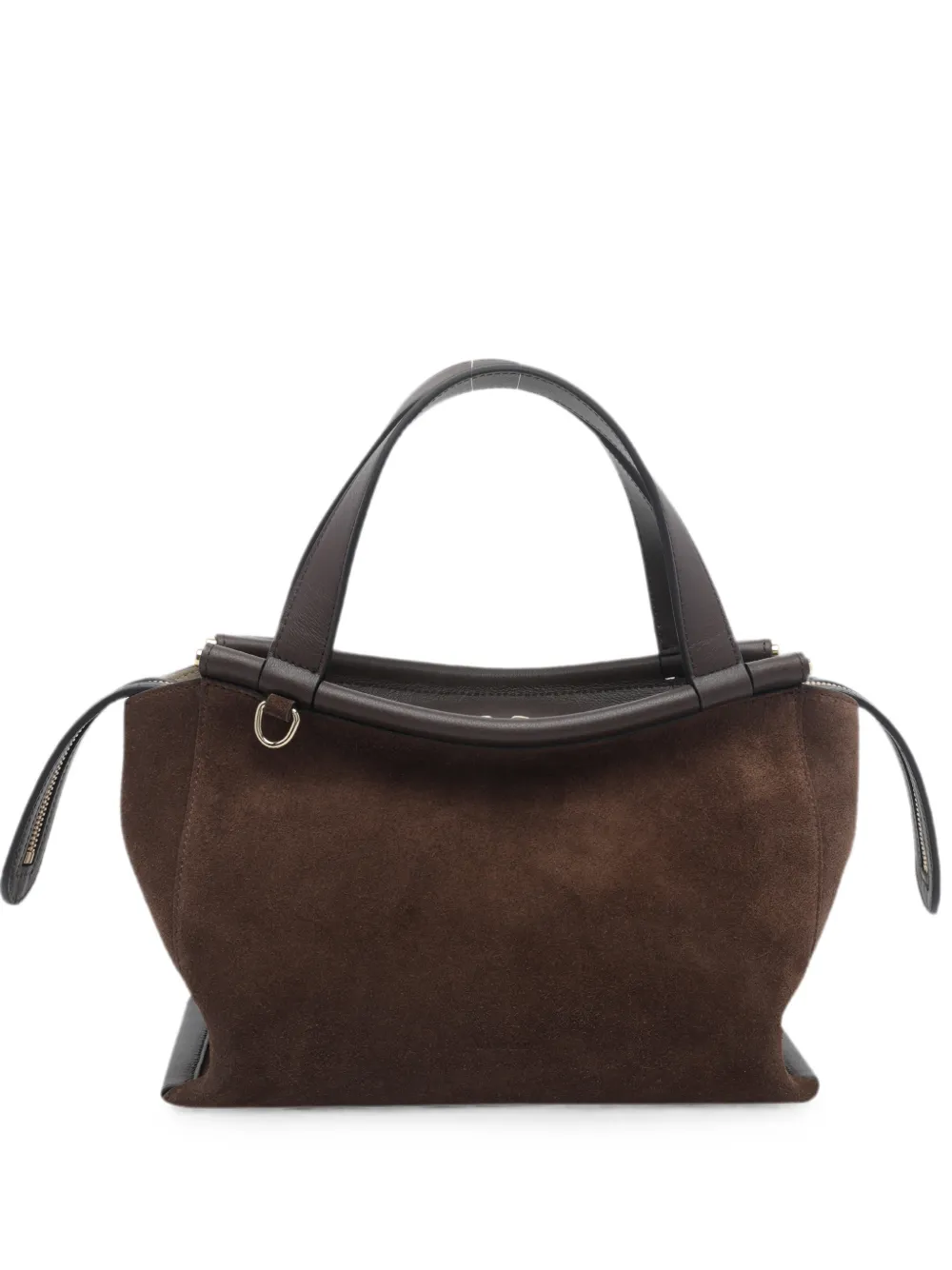 Wandler Ida suede handbag - Brown