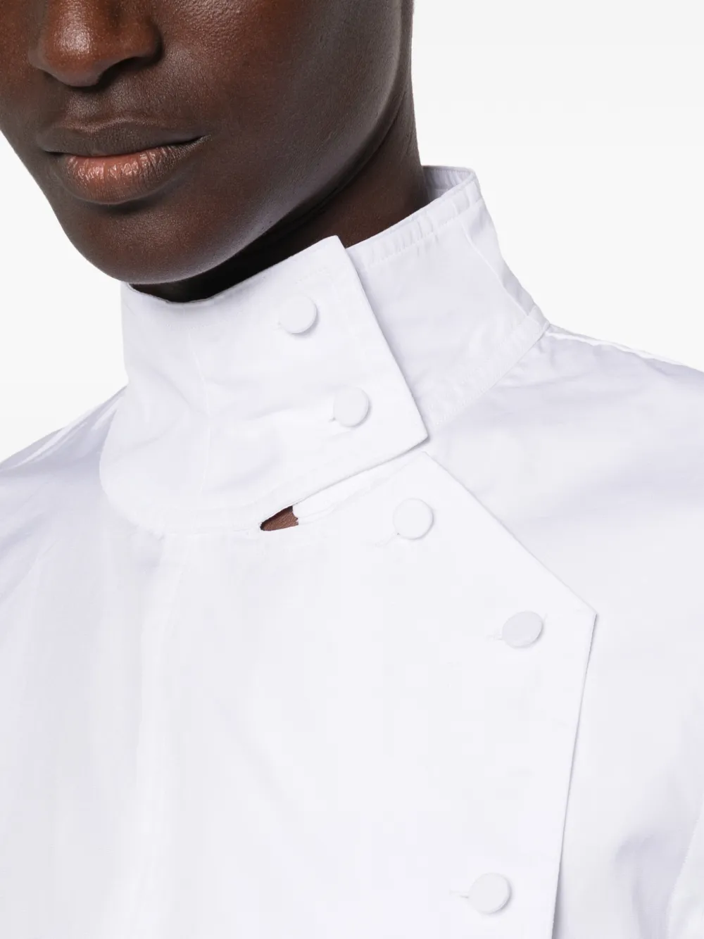 R13 Asymmetrische blouse Wit