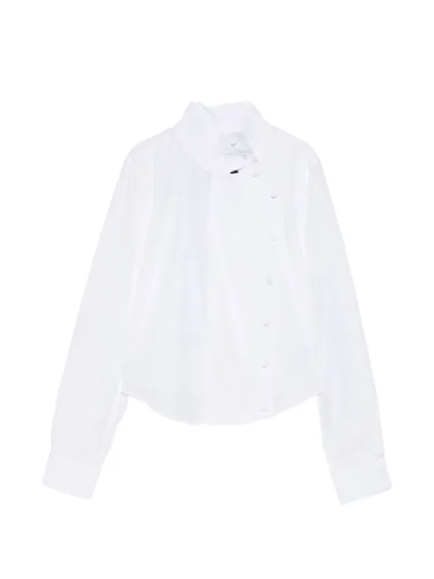 R13 asymmetrical shirt