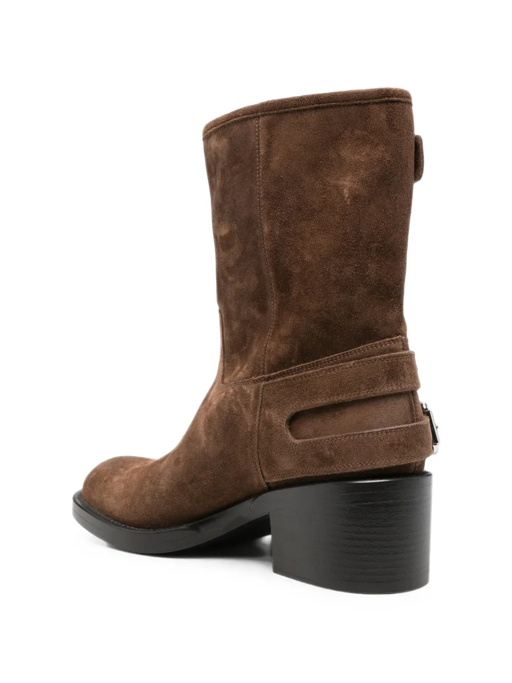 Chloé Dakota buckle-detail ankle boots Bruin
