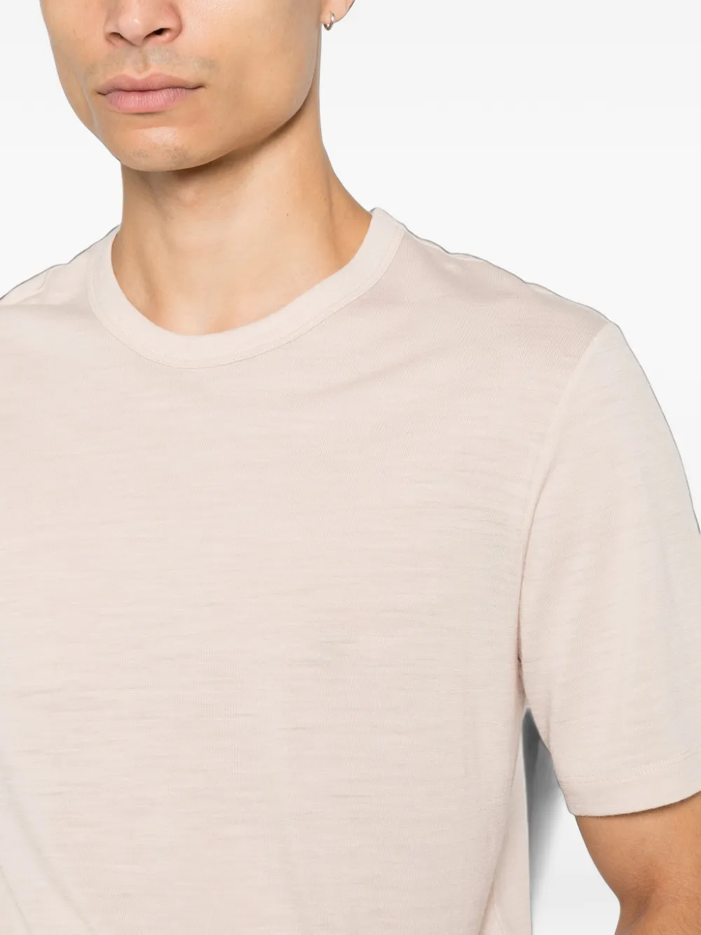 Jil Sander T-shirt met ronde hals Beige