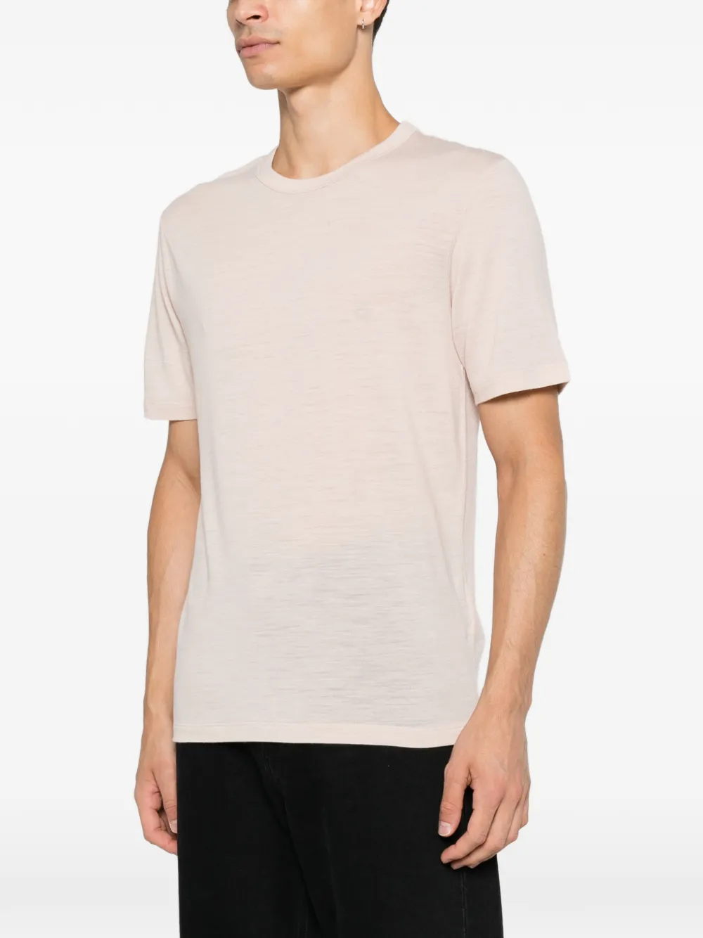 Jil Sander T-shirt met ronde hals Beige