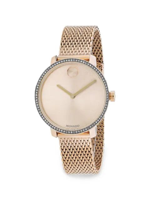 Movado Bold verfraaid met kristallen 34 mm