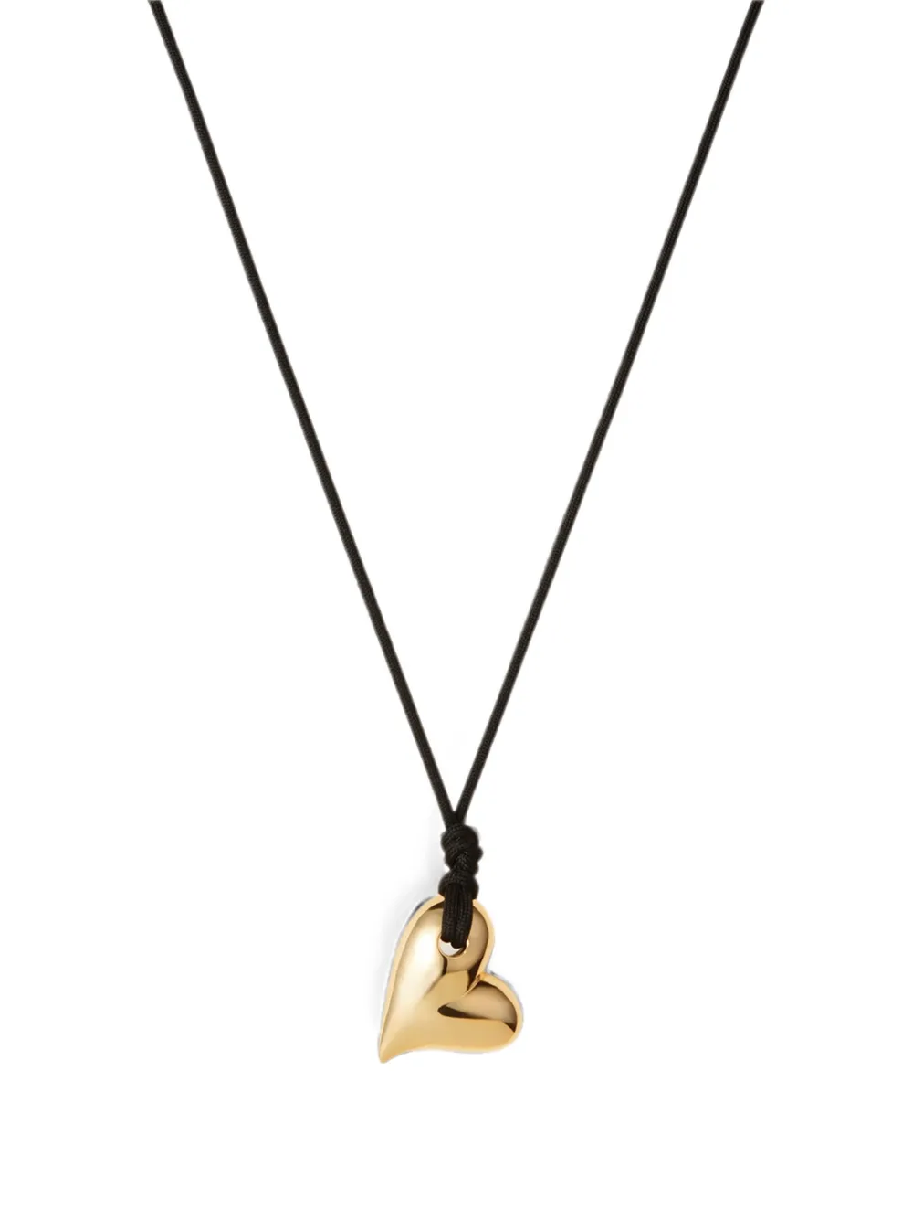 Jenny Bird Art Heart Halskette - Gold