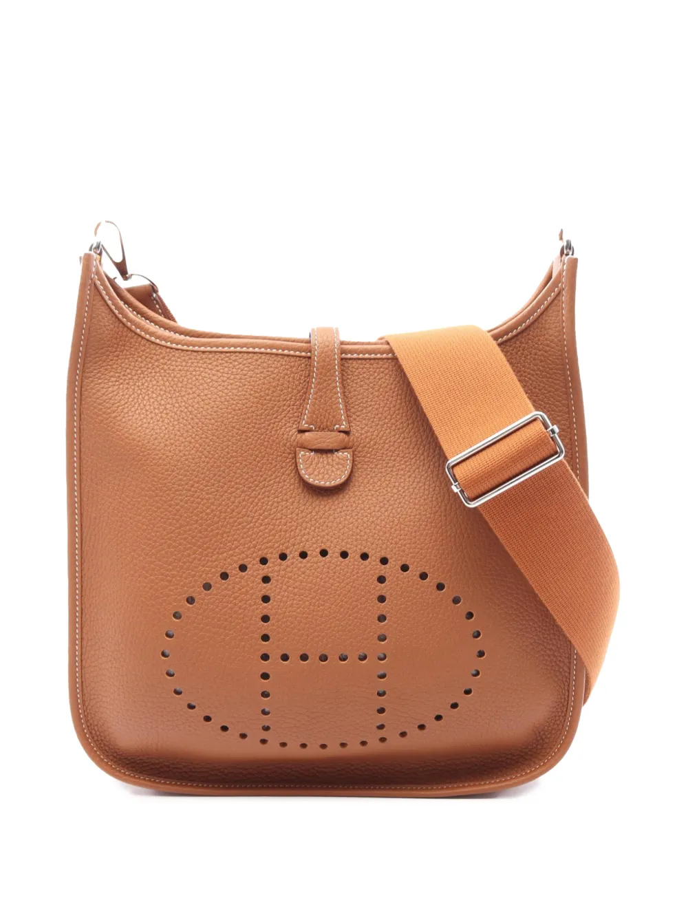 Hermès Pre-Owned 1951 Clemence Evelyne III PM crossbody bag - Braun