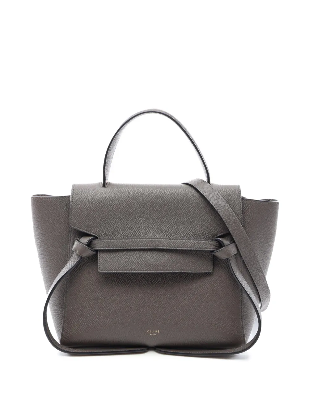 Celine Pre-Owned 2010-2026 Micro Grained Calfskin Belt Bag satchel - Grey
