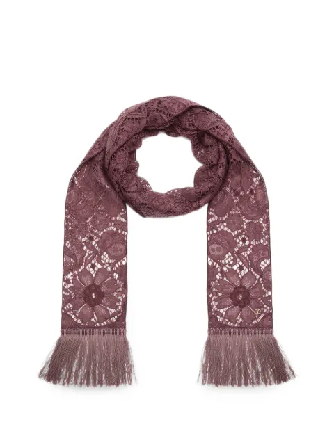 Valentino Garavani lace fringed scarf