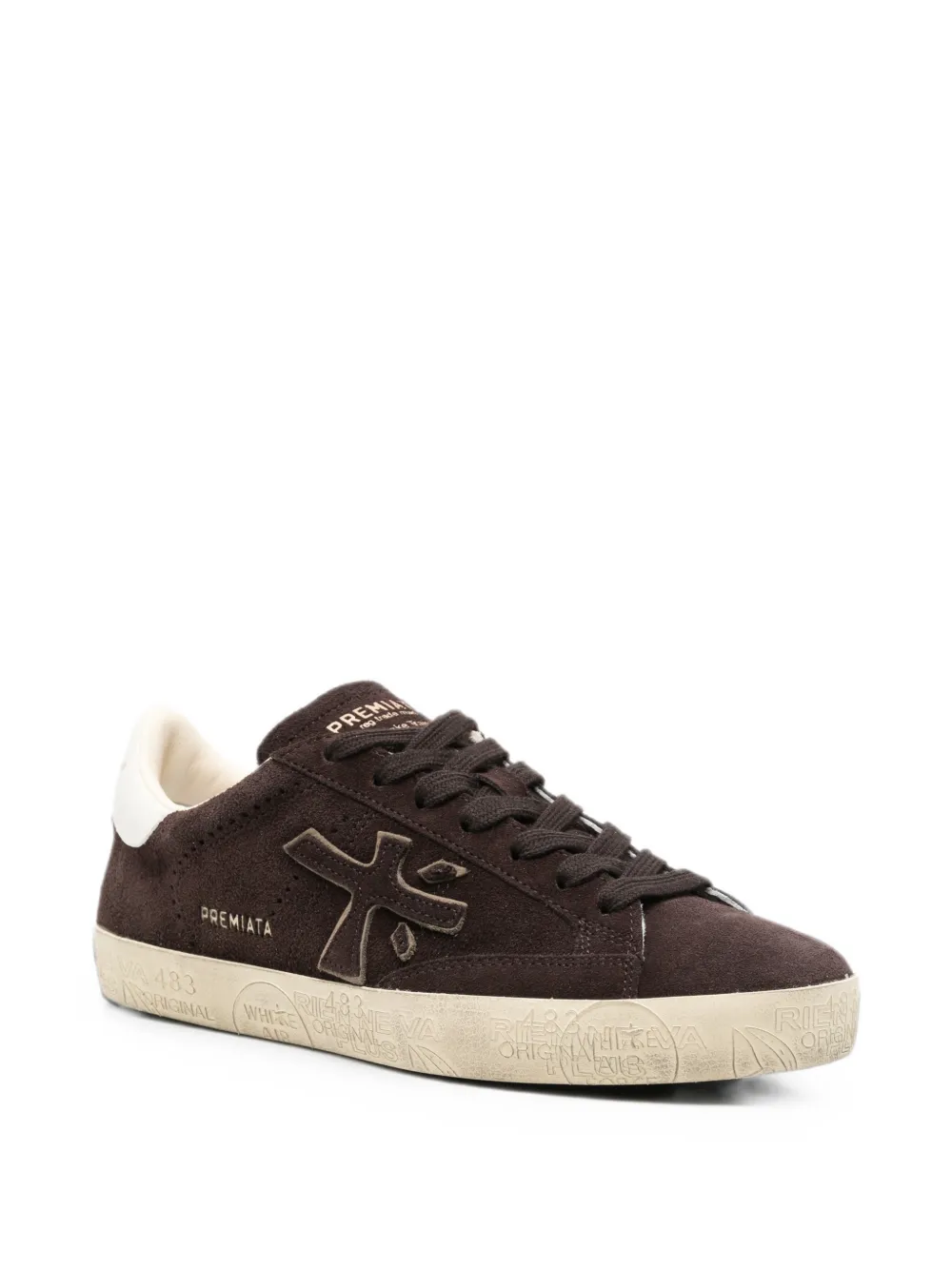 Premiata Steven-D suede sneakers Bruin