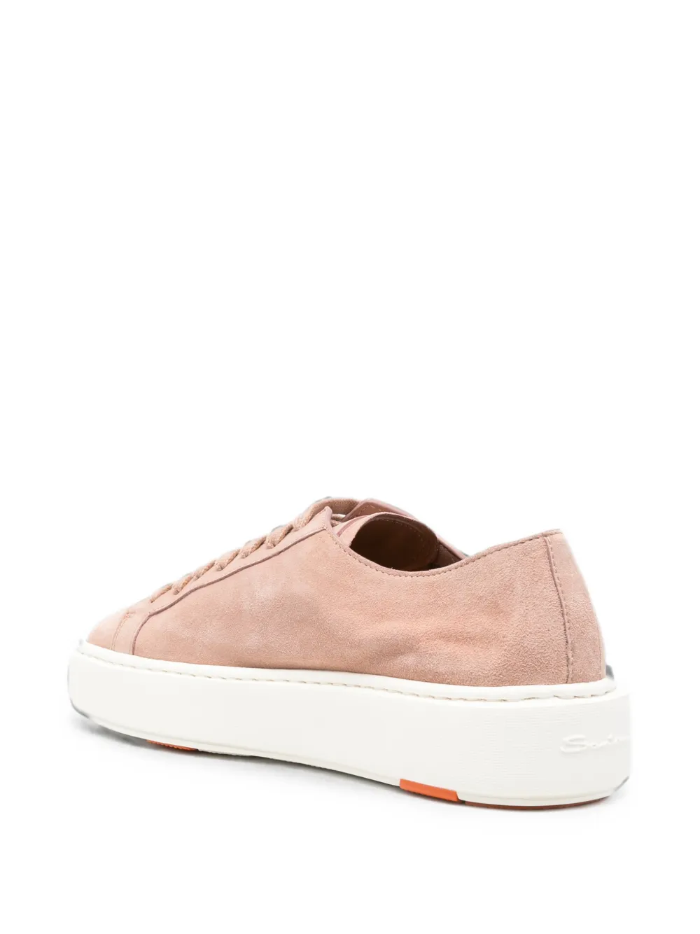 Santoni Clean Icon Toy suede sneakers Roze