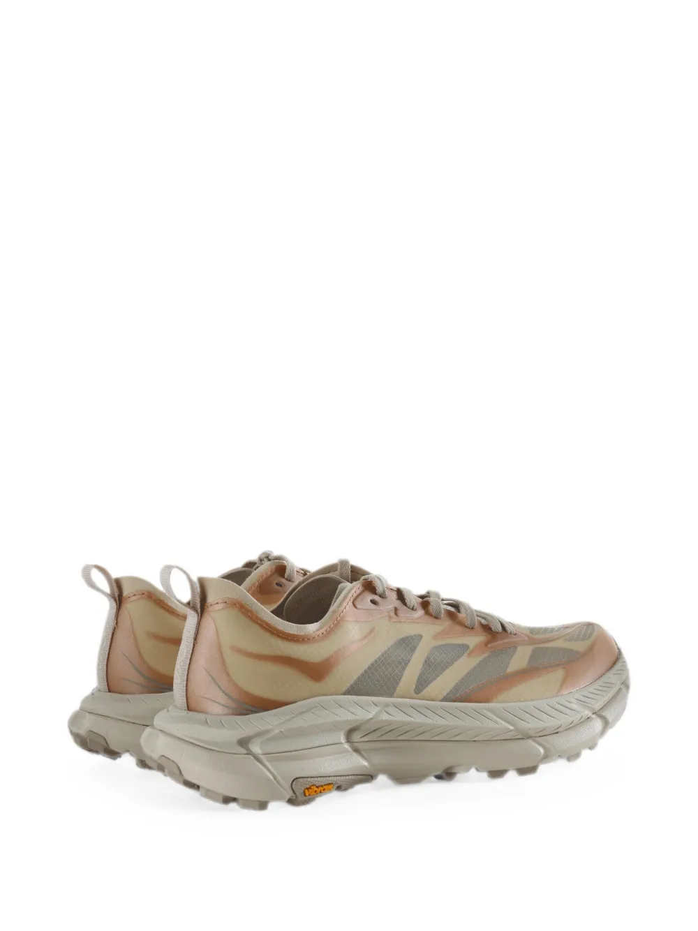 HOKA Mafate Speed 4 Lite panelled low-top sneakers Beige