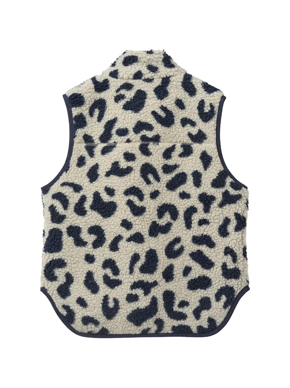 Liewood Noam mouwloos fleece jack met luipaard-print Beige