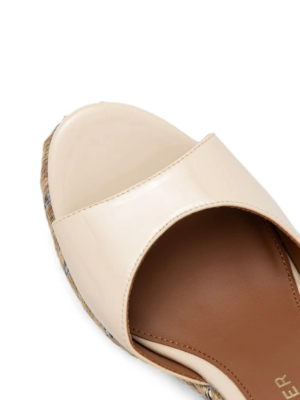 Kurt Geiger London buckle-fastening wedge sandals Beige