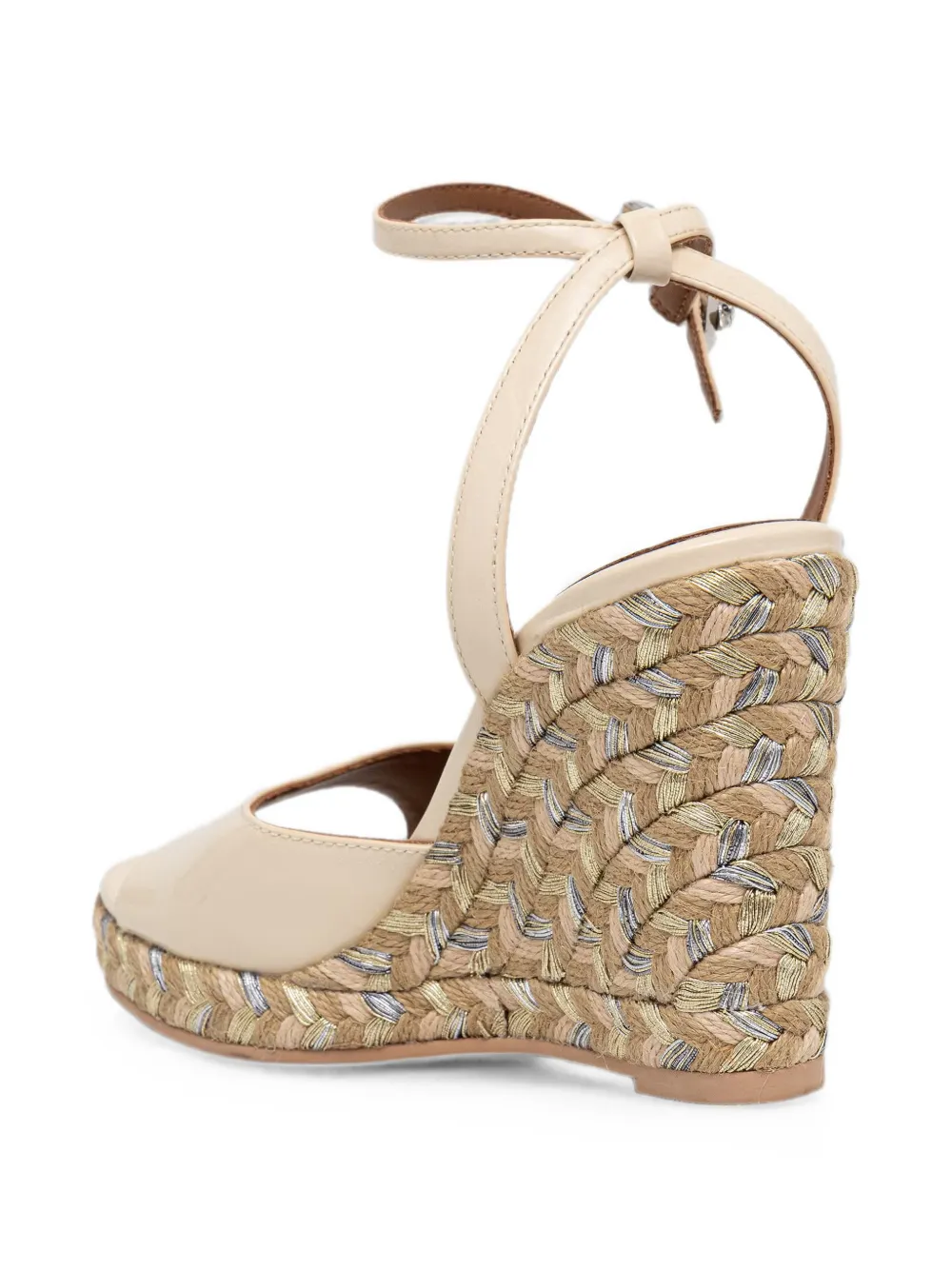 Kurt Geiger London buckle-fastening wedge sandals Beige