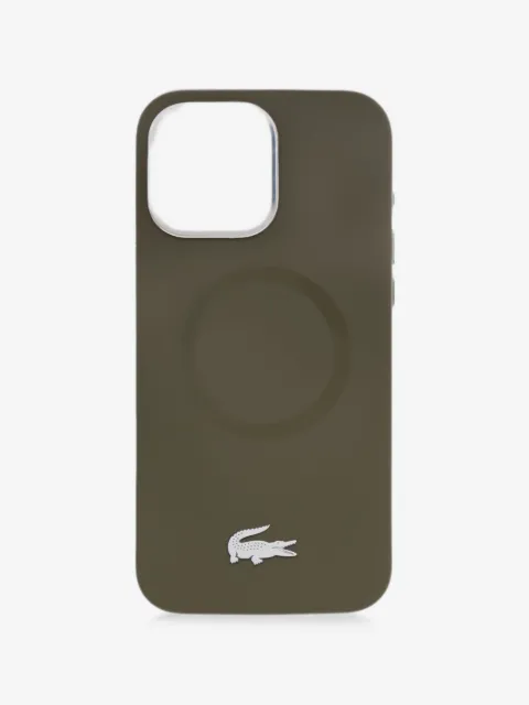 Lacoste iPhone 16 cover med logoplade