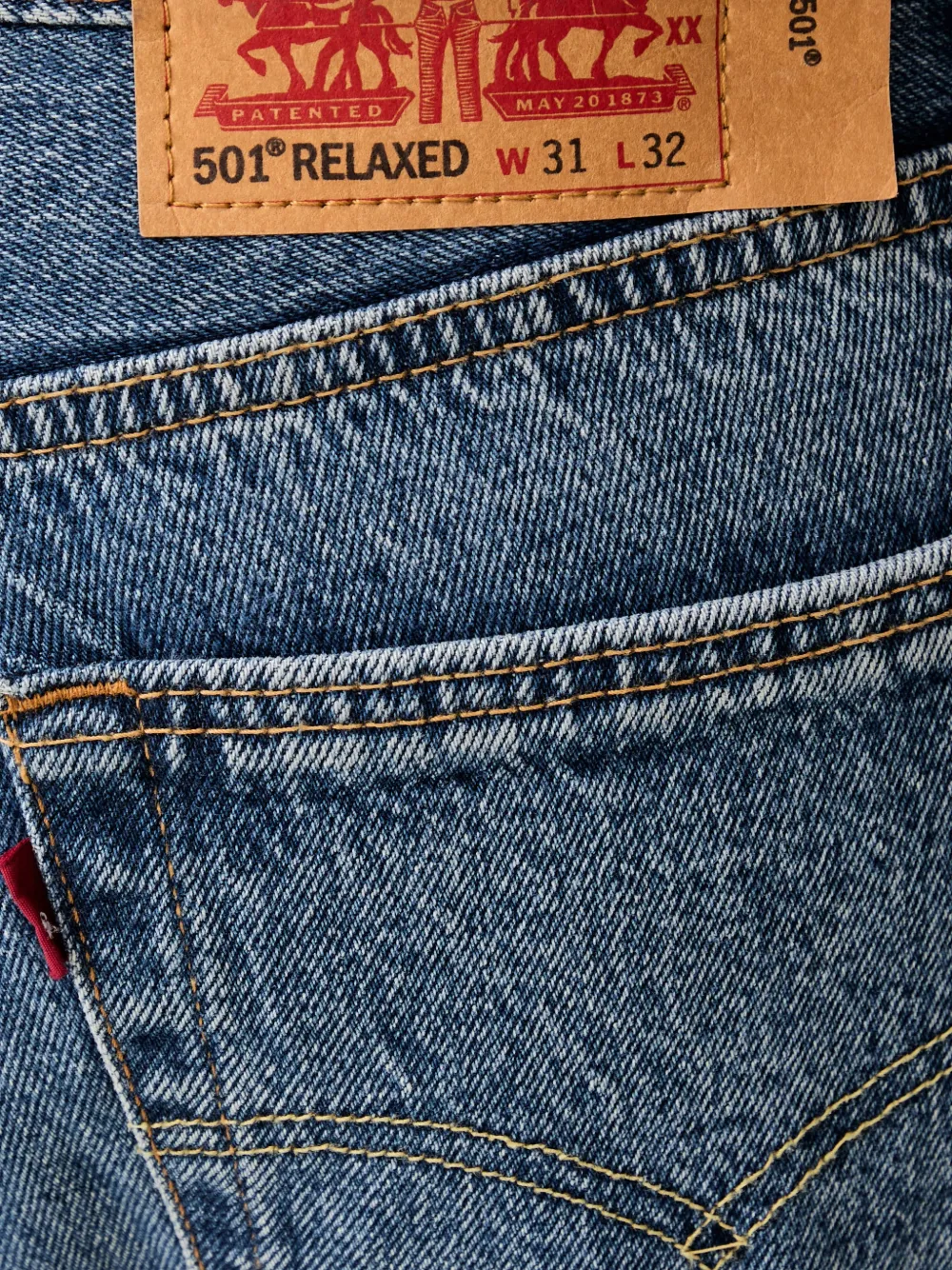 Levi's 501 straight-leg jeans Blauw