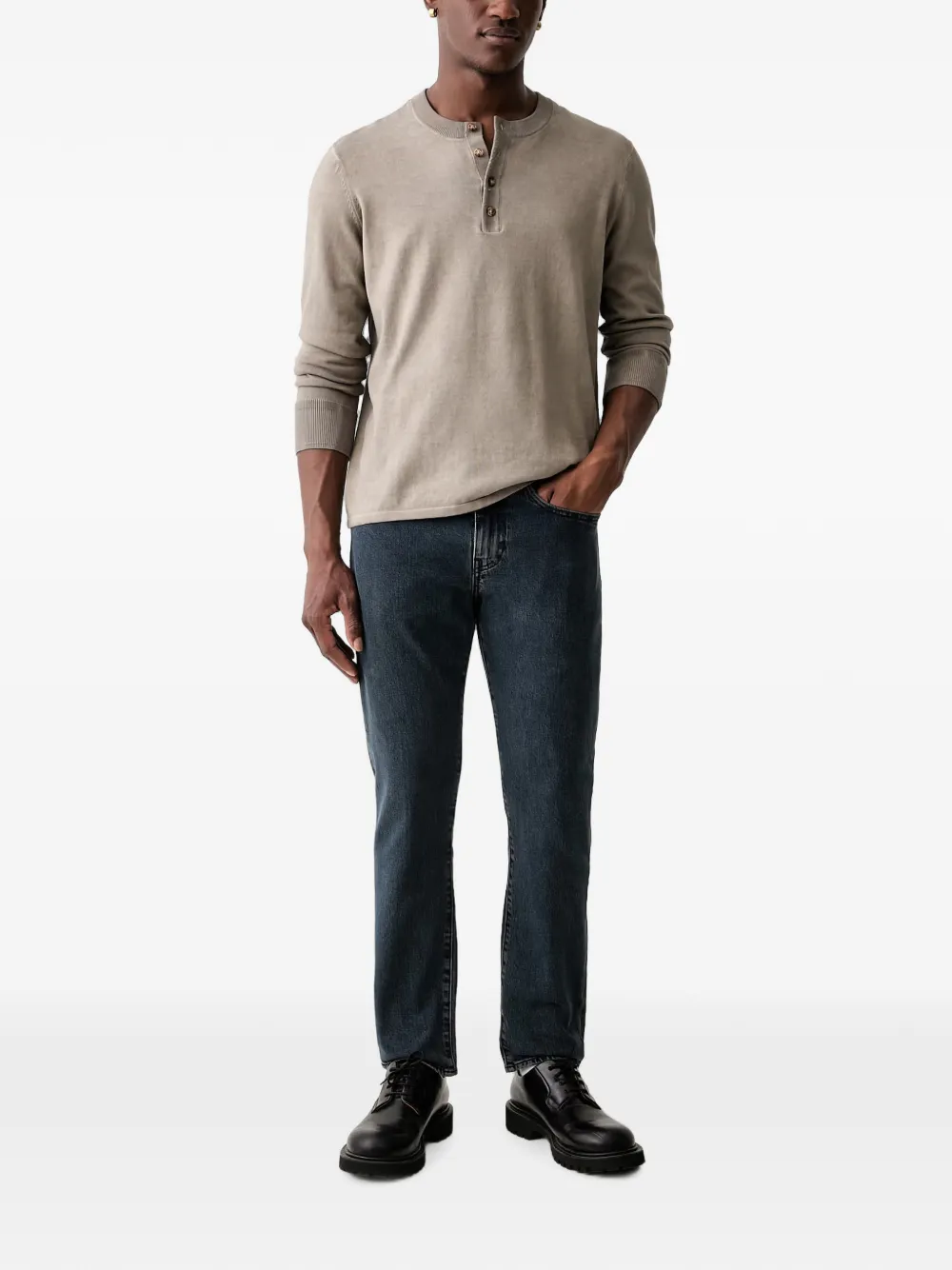 Levi's 502 logo-patch jeans Blauw