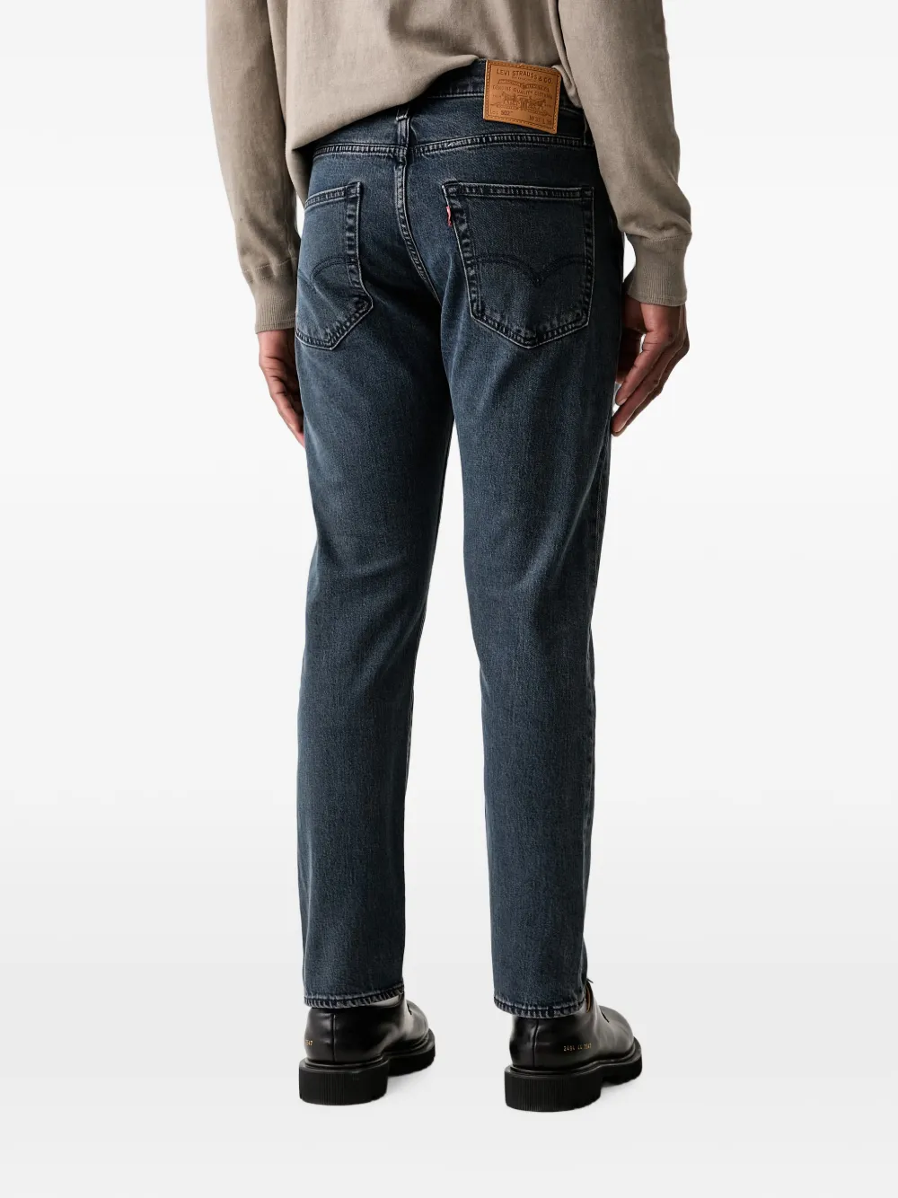 Levi's 502 logo-patch jeans Blauw