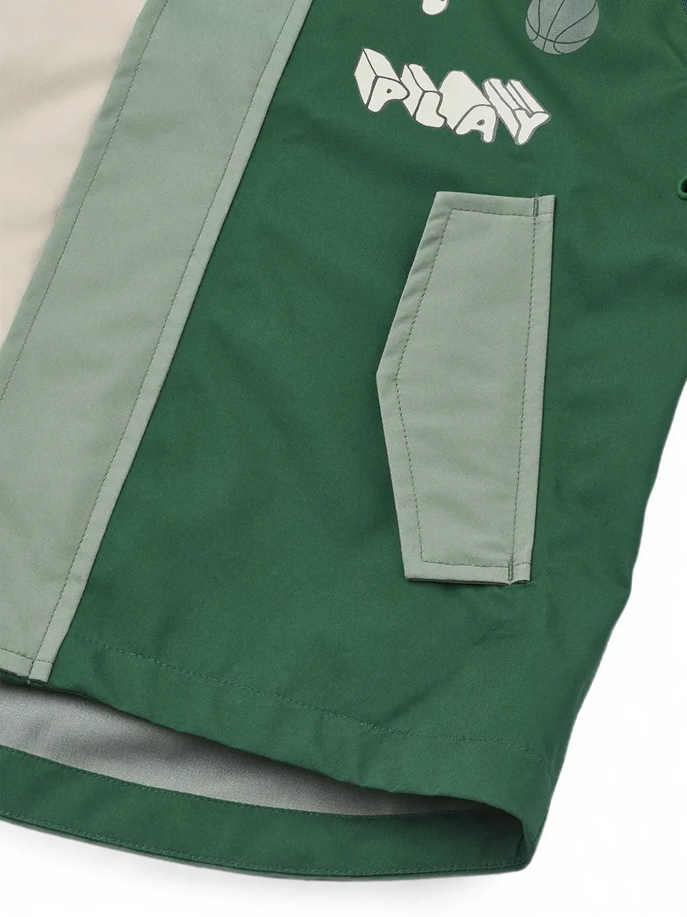 Liewood Pedia regenjack en broek met colourblocking Groen