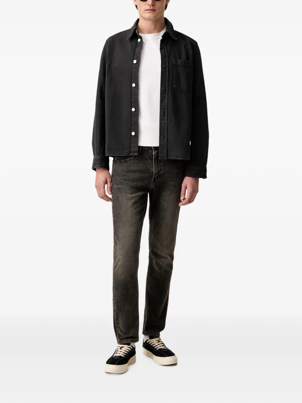 Levi's 515 logo-patch jeans Zwart