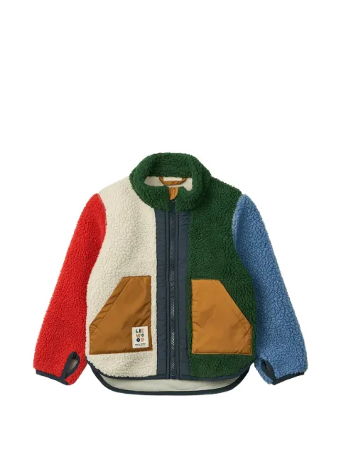 Liewood colour-block fleece jacket