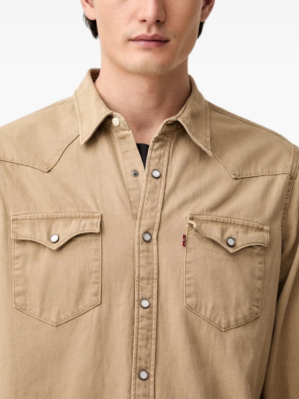 Levi's Barstow denim shirt Beige